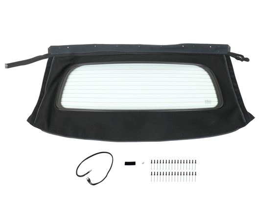 Rear Window Assembly - Heated Glass - Black Material - DSD000030PMAP - OEM